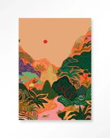 Hidden Paradise - Moderne Wanddecoratie | Artprint, Glass Art & Wandkleed