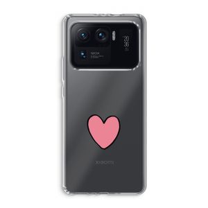 Hartje: Xiaomi Mi 11 Ultra Transparant Hoesje