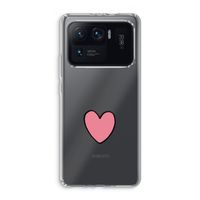 Hartje: Xiaomi Mi 11 Ultra Transparant Hoesje Hartje: Xiaomi Mi 11 Ultra Transparant Hoesje
