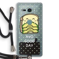 Avo Good Day: Sony Xperia XZ2 Compact Transparant Hoesje met koord Avo Good Day: Sony Xperia XZ2 Compact Transparant Hoesje met koord
