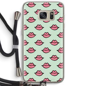 Lipjes: Samsung Galaxy S7 Transparant Hoesje met koord
