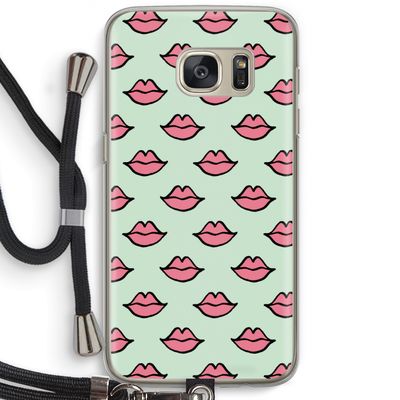 Lipjes: Samsung Galaxy S7 Transparant Hoesje met koord