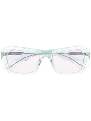 Marcelo Burlon County of Milan Eyewear lunettes de soleil Cardo à monture rectangulaire - Bleu