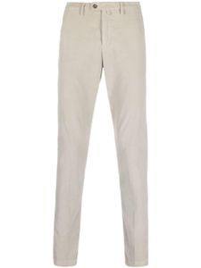 Corneliani pantalon en velours côtelé à coupe slim - Tons neutres