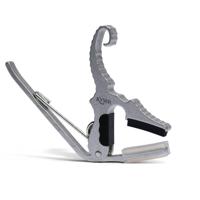 Kyser Quick-Change Partial Short-Cut Silver Capo - thumbnail