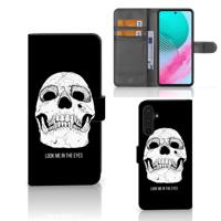 Telefoonhoesje met Naam Samsung Galaxy M54 Skull Eyes