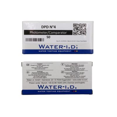 Pool Lab DPD N°4 Tabletten - 50st Totaal Chloor Analyse voor Poollab 2.0 Zwembad Test
