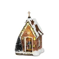 Chapel with Maria battery operated l10xb9,5xh17cm - Luville