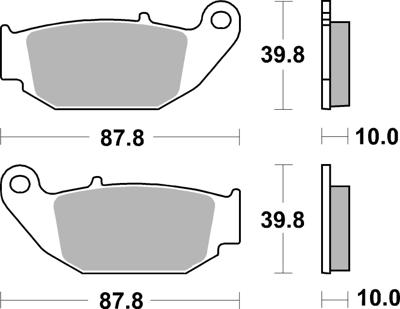 BREMBO Remblokken, voor de moto, Off Road Gesinterd Metaal 07HO61SD