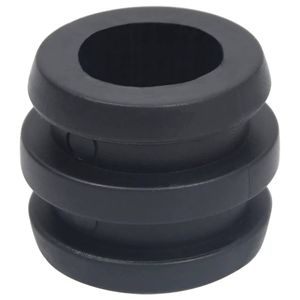 The Living Store Tafelvoetbal Stangstopper - 15.9/16 mm - Zwart ABS - 16 stuks