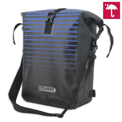 Lynx fietstas enkel tpu 28l zwart waterdicht e-bike hayes