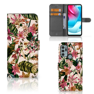 Motorola Moto G60s Hoesje Flowers