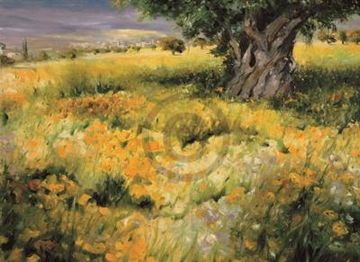Kunstdruk Christian Sommer - Sommerbaum 128x93cm