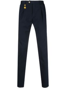 Manuel Ritz Skinny plooibroek - Blauw