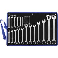 Brilliant Tools BT013121 BT013121 Ringsleutel met ratelset Sleutelbreedte (metrisch) 8 - 53 mm