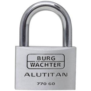 Burg Wächter 36121 Hangslot 70.00 mm Verschillend sluitend Aluminium Sleutelslot