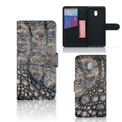 Xiaomi Redmi 8A | Telefoonhoesje | Met pasjeshouder | Krokodillenprint
