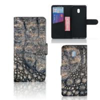 Xiaomi Redmi 8A | Telefoonhoesje | Met pasjeshouder | Krokodillenprint