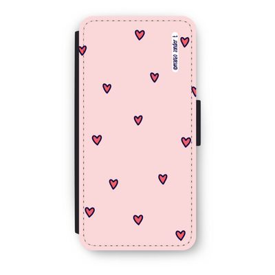 Hartjes: iPhone SE 2020 Flip Hoesje