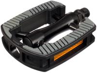 Marwi Pedaalset sp-821 met aluminium huis - anti slip - glanzend zwart met grijze inlay (werkplaatsverpakking)