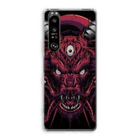 Hell Hound and Serpents: Sony Xperia 1 III Transparant Hoesje