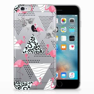 Apple iPhone 6 | 6s TPU Hoesje Flamingo Triangle