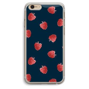 Framboosjes: iPhone 6 Plus / 6S Plus Transparant Hoesje