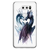 Yin Yang Dragons: LG V30 Transparant Hoesje