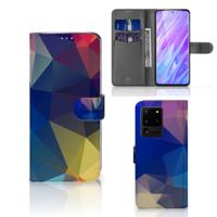 Samsung Galaxy S20 Ultra | Book Case | Polygon Dark Samsung Galaxy S20 Ultra | Book Case | Polygon Dark