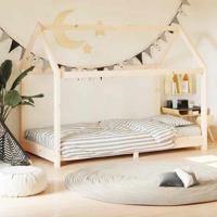 Kinderbedframe massief grenenhout 70x140 cm