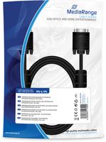 MediaRange MRCS148 VGA kabel 1,8 m VGA (D-Sub) Zwart - thumbnail