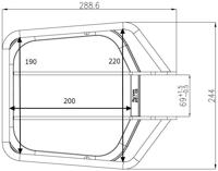 VICTORIA Fr.rack bikes w.susp.fork 92,4mm