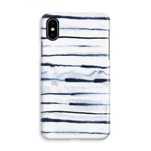 Ink Stripes: iPhone Xs Volledig Geprint Hoesje