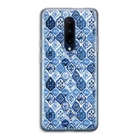 Blauw motief: OnePlus 7 Pro Transparant Hoesje