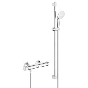 Grohe Grohtherm 800 comfortset 150mm met koppelingen 90cm chroom 34566002