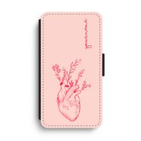 Blooming Heart: iPhone XS Max Flip Hoesje