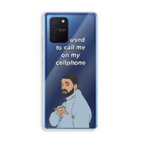 Hotline bling: Samsung Galaxy Note 10 Lite Transparant Hoesje Hotline bling: Samsung Galaxy Note 10 Lite Transparant Hoesje