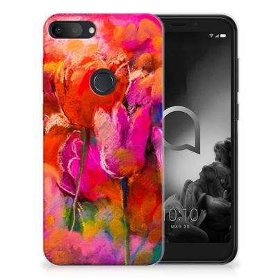 Smartphone hoesje Alcatel 1S (2019) Tulips Smartphone hoesje Alcatel 1S (2019) Tulips