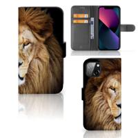 Apple iPhone 13 | Telefoonhoesje | Met pasjeshouder | Leeuw