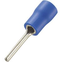 TRU COMPONENTS 739307 Stiftkabelschoen 1.50 mm² 2.50 mm² Deels geïsoleerd Blauw 100 stuk(s) - thumbnail