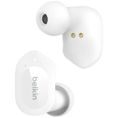 Belkin SoundForm Play In Ear headset Bluetooth Wit Headset, Oplaadbox, Bestand tegen zweet