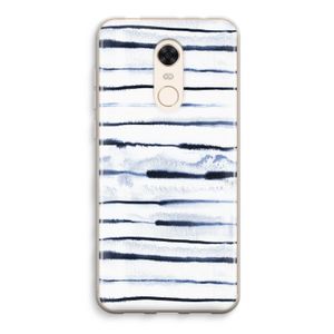 Ink Stripes: Xiaomi Redmi 5 Transparant Hoesje