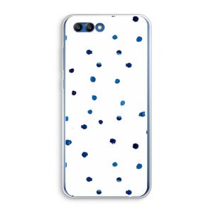 Blauwe stippen: Honor 10 Transparant Hoesje