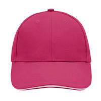 Baseball cap van 100% katoen - Roze - voor volwassenen - petjes