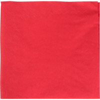 Servet | 1/4 vouw | 2-laags | 33x33cm | cellulose | rood | 1500 stuks
