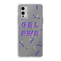 GRL PWR: OnePlus 9 Transparant Hoesje