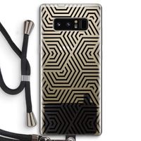 Magic pattern: Samsung Galaxy Note 8 Transparant Hoesje met koord Magic pattern: Samsung Galaxy Note 8 Transparant Hoesje met koord