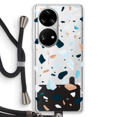 Terrazzo N°13: Huawei P50 Pro Transparant Hoesje met koord