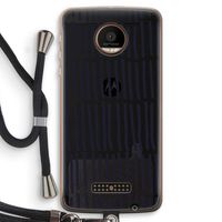 Moroccan stripes: Motorola Moto Z Force Transparant Hoesje met koord