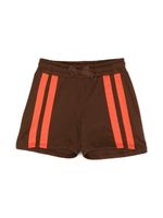 Mini Rodini Gestreepte shorts - Bruin - thumbnail